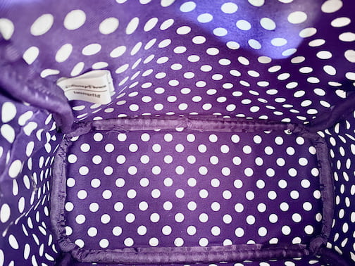Loungefly Purple Potion Sequin Mini Backpack Disney Parks Bag Inside