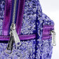 Loungefly Purple Potion Sequin Mini Backpack Disney Parks Bag Zips