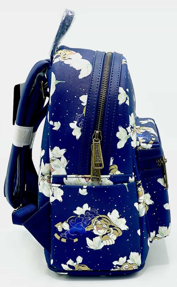 Loungefly Rajah Jasmine Mini Backpack Starry Night Aladdin Disney Bag Right Side