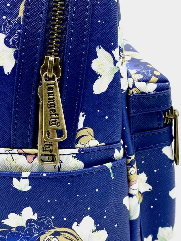 Loungefly Rajah Jasmine Mini Backpack Starry Night Aladdin Disney Bag Zips