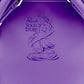 Loungefly Rapunzel Purple Gold Lantern Mini Backpack Disney Tangled Bag Back Artwork Close Up
