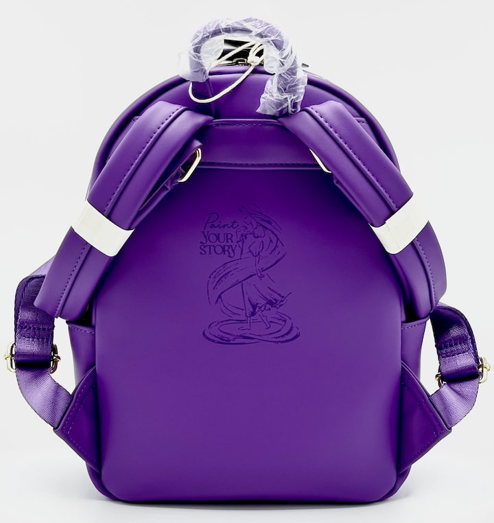 Loungefly Rapunzel Purple Gold Lantern Mini Backpack Disney Tangled Bag Back