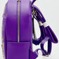 Loungefly Rapunzel Purple Gold Lantern Mini Backpack Disney Tangled Bag Left Side
