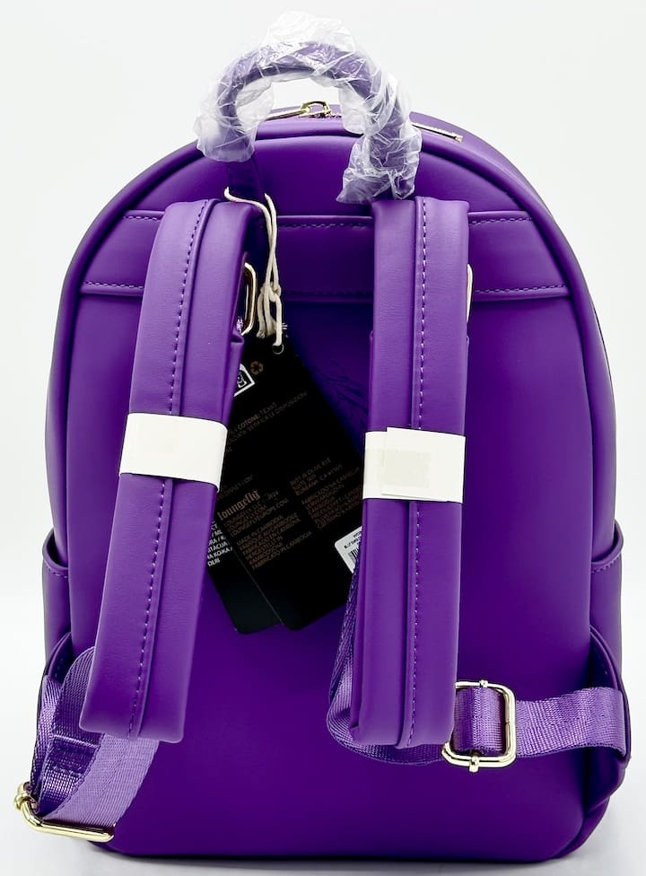 Loungefly Rapunzel Purple Gold Lantern Mini Backpack Disney Tangled Bag Straps