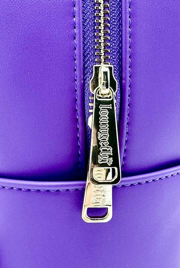Loungefly Rapunzel Purple Gold Lantern Mini Backpack Disney Tangled Bag Zips