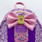 Loungefly Rapunzel Sequin Mini Backpack Disney Princess Tangled Bag Front Lantern And Bow