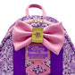 Loungefly Rapunzel Sequin Mini Backpack Disney Princess Tangled Bag Front Lantern And Bow