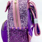 Loungefly Rapunzel Sequin Mini Backpack Disney Princess Tangled Bag Left Side