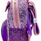Loungefly Rapunzel Sequin Mini Backpack Disney Princess Tangled Bag Left Side