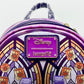 Loungefly Rapunzel Stained Glass Mini Backpack Disney Tangled Bag Front Top