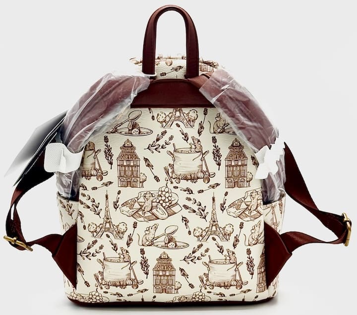 Loungefly Remy Scenic Sketches Mini Backpack Ratatouille Bag Back