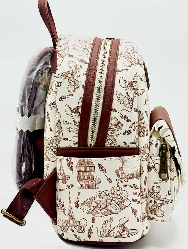 Loungefly Remy Scenic Sketches Mini Backpack Ratatouille Bag Right Side