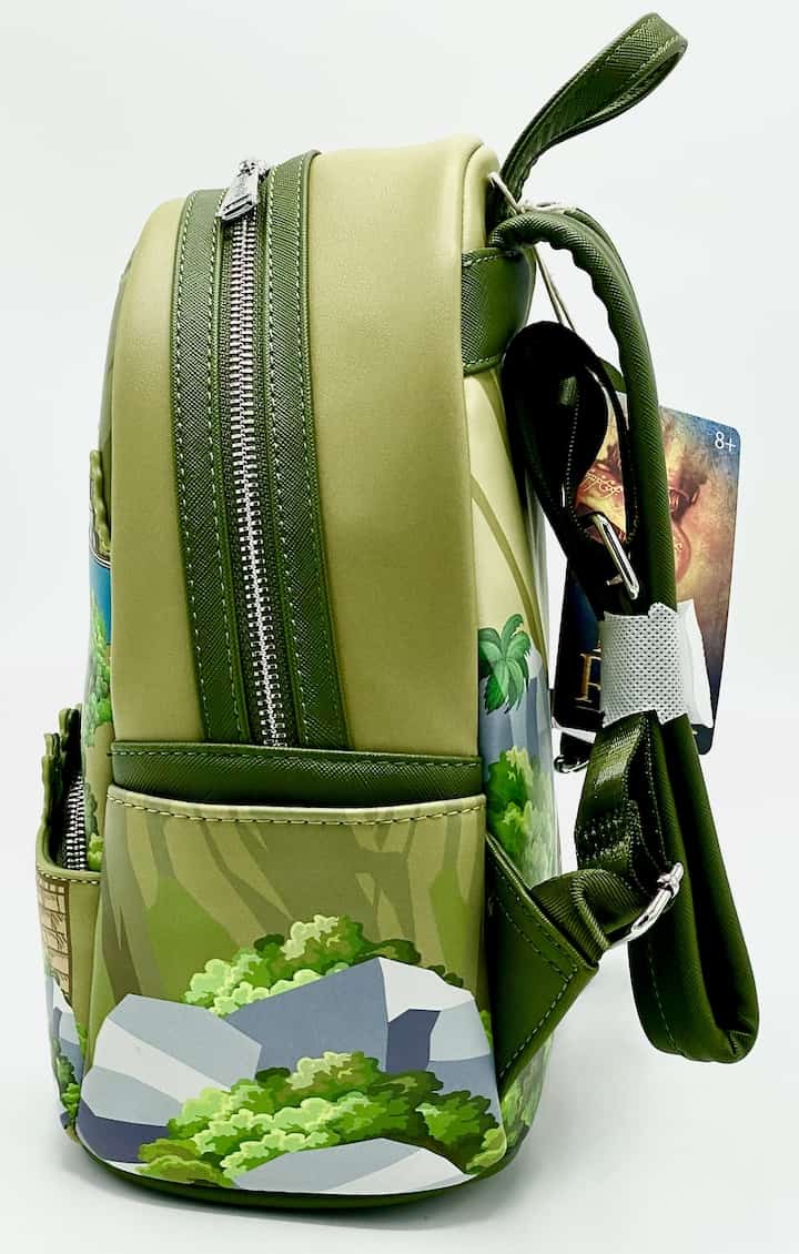 Loungefly Rivendell Mini Backpack Lord of the Rings Bag Left Side