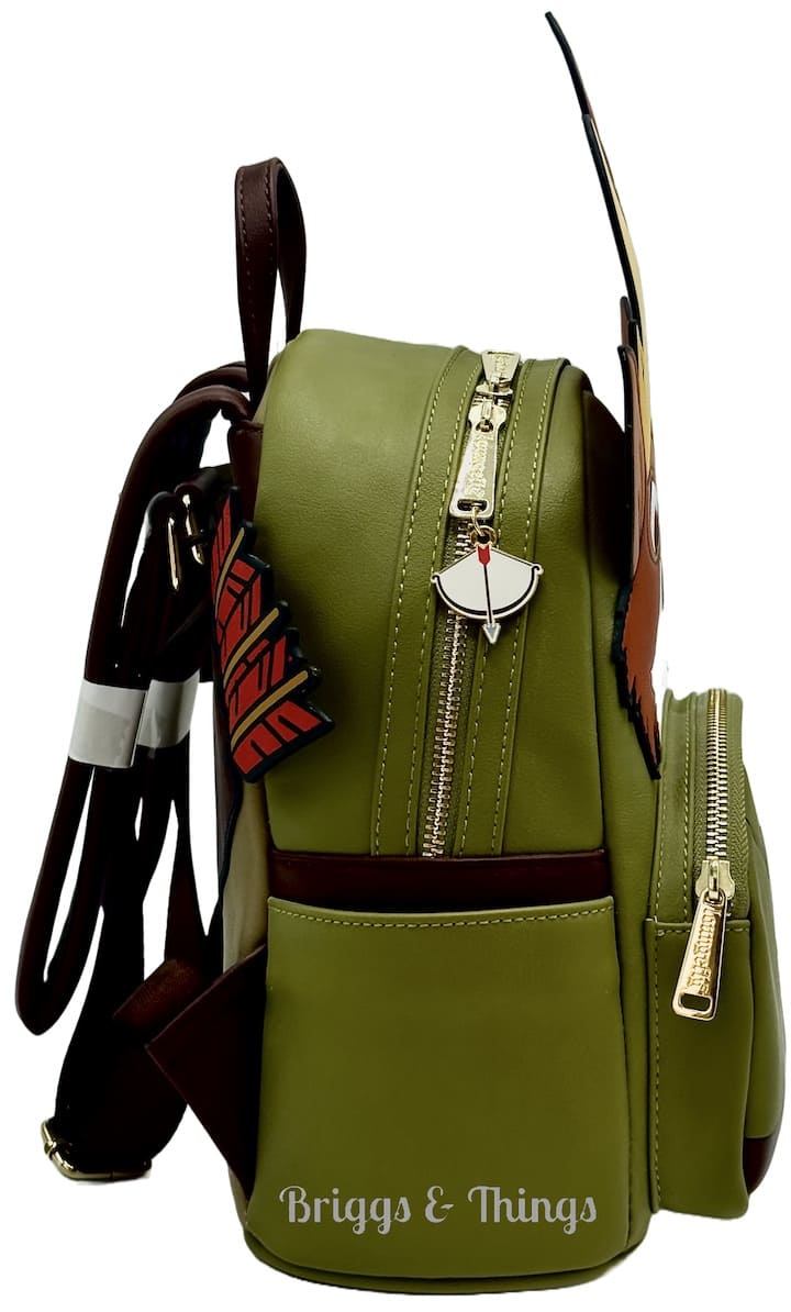 Loungefly Robin Hood Mini Backpack Disney Cosplay Bag Right Side