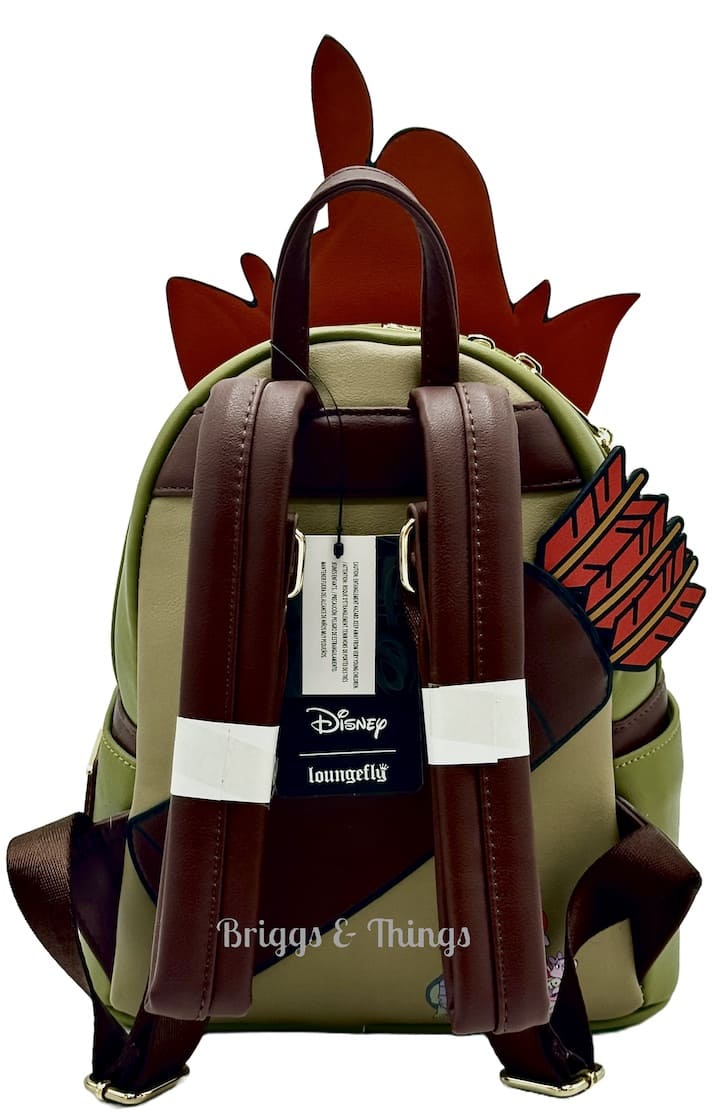 Loungefly Robin Hood Mini Backpack Disney Cosplay Bag Straps