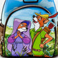 Loungefly Robin Hood & Maid Marian Mini Backpack Disney Bag Front Pocket