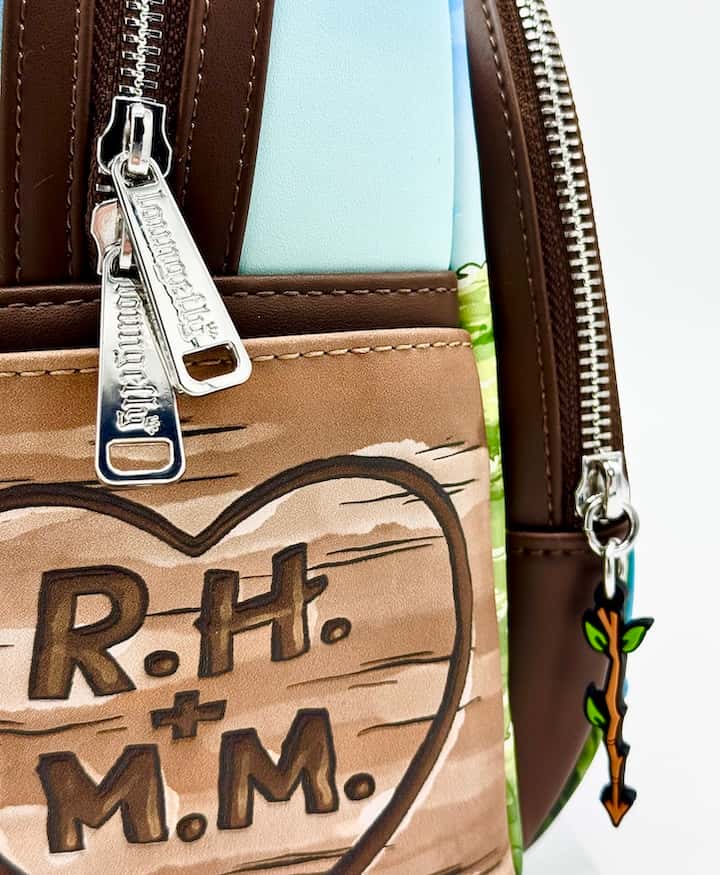 Loungefly Robin Hood & Maid Marian Mini Backpack Disney Bag Zips