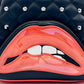 Loungefly Rocky Horror Picture Show Mini Backpack Lips Bag Front Pocket