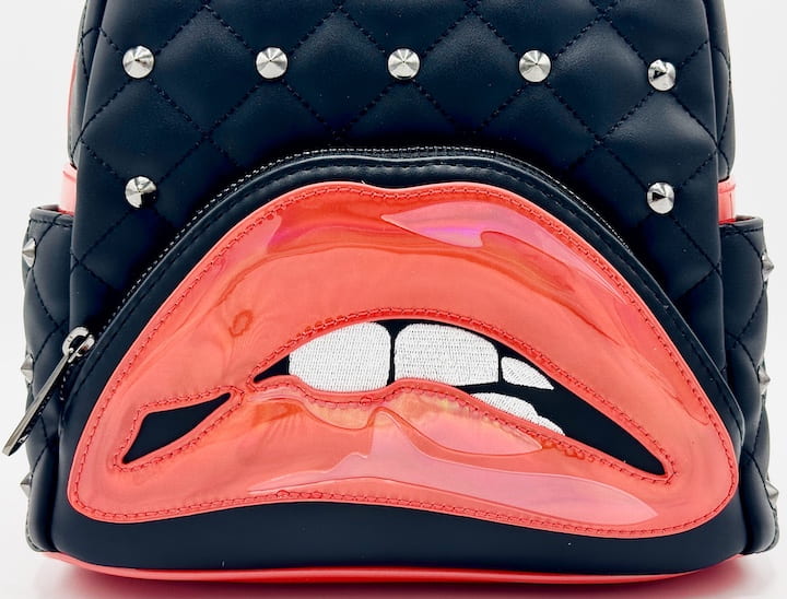 Loungefly Rocky Horror Picture Show Mini Backpack Lips Bag Front Pocket