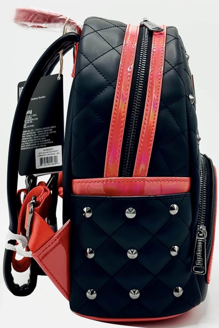 Loungefly Rocky Horror Picture Show Mini Backpack Lips Bag Right Side
