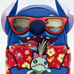 Loungefly SDCC Stitch Vacation Mini Backpack Lenticular Sunglasses Bag Front Full View