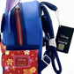 Loungefly SDCC Stitch Vacation Mini Backpack Lenticular Sunglasses Bag Left Side