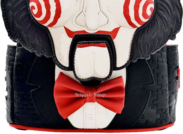 Loungefly Saw Billy Puppet Mini Backpack Lenticular Cosplay Bag Front Bottom