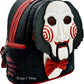 Loungefly Saw Billy Puppet Mini Backpack Lenticular Cosplay Bag Front Full View Right Side