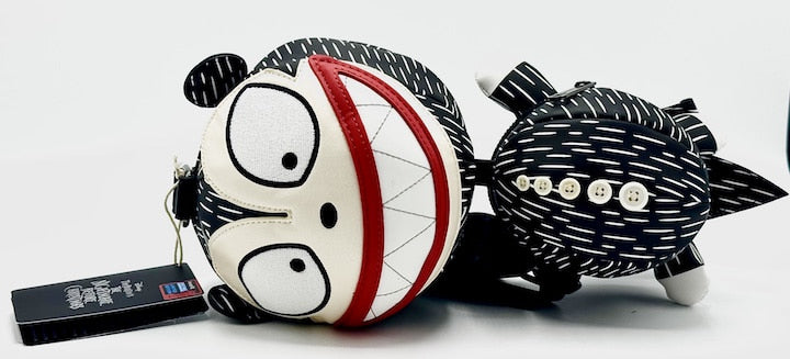 Loungefly Scary Vampire Teddy Crossbody NBC Bag NYCC 2025 Left Side