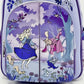 Loungefly Sleeping Beauty 65th Anniversary Mini Backpack Bag Front Pocket Close Up Closed