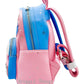 Loungefly Sleeping Beauty Backpack Make It Pink Blue Fairy Godmothers Left Side