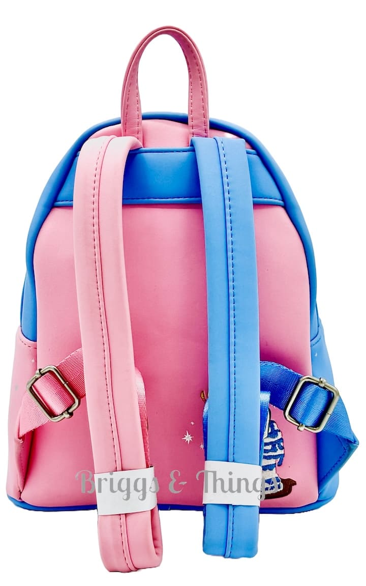 Loungefly Sleeping Beauty Backpack Make It Pink Blue Fairy Godmothers Straps