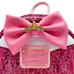 Loungefly Sleeping Beauty Sequin Backpack Disney Princess Aurora Bag Enamel Logo