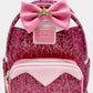Loungefly Sleeping Beauty Sequin Backpack Disney Princess Aurora Bag Front