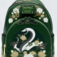 Loungefly Slytherin House Tattoo Mini Backpack Harry Potter Bag Front Full View