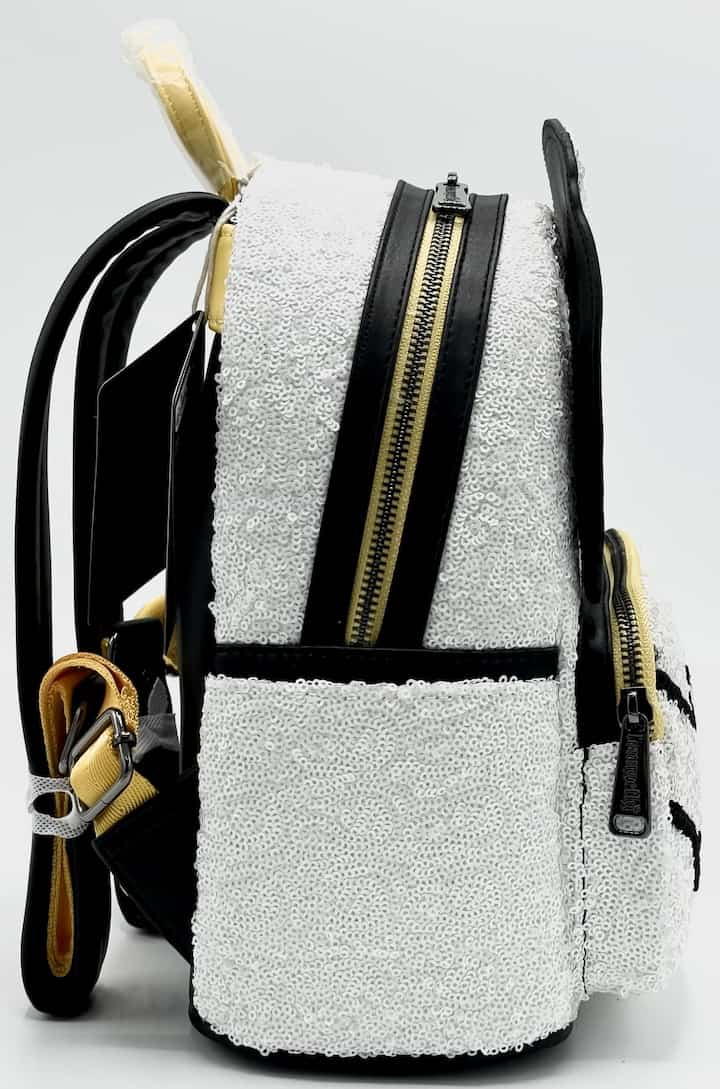 Loungefly Snoopy Sequin Cosplay Mini Backpack Peanuts 75th Bag Right Side