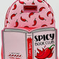 Loungefly Spicy Book Club Mini Backpack Chili Pepper Bag Front Full View