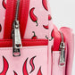 Loungefly Spicy Book Club Mini Backpack Chili Pepper Bag Zips