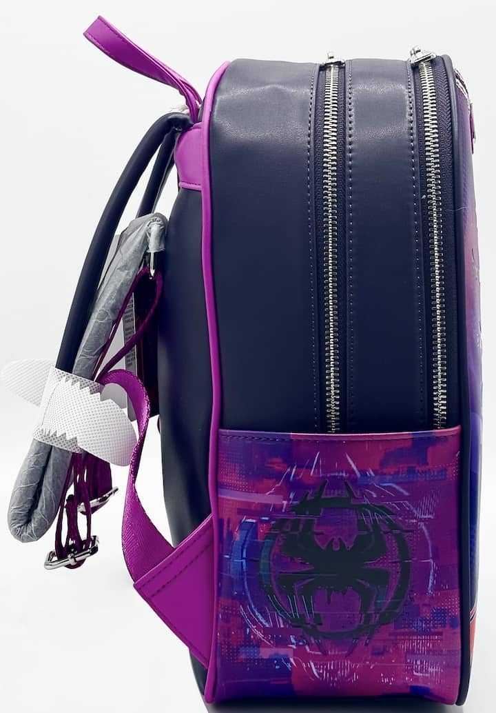 Loungefly Spiderman Across The Spider Verse Mini Backpack Marvel Bag Right Side