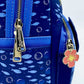 Loungefly Squirt Crush Mini Backpack Disney Pixar Finding Nemo Bag Zips And Floral Keyring