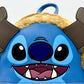 Loungefly Stitch Beast Mini Backpack Beauty & the Beast Cosplay Bag Front Face And Horns Appliques