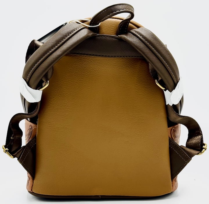 Loungefly Stitch Brown Debossed Mini Backpack Disney Hawaiian Bag Back