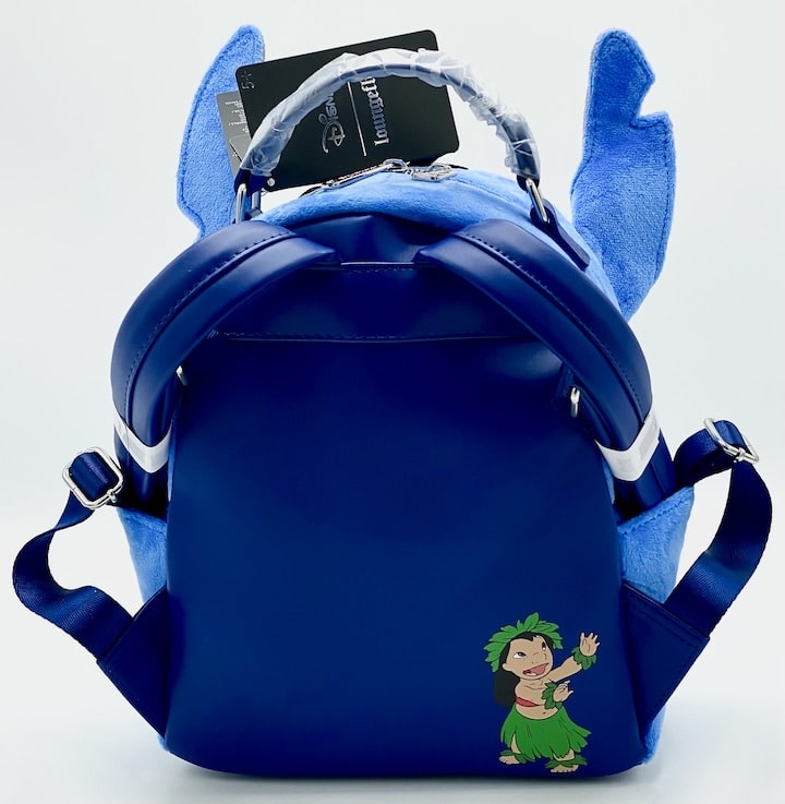 Loungefly Stitch Guitar Plush Mini Backpack Disney Ukulele Bag Back