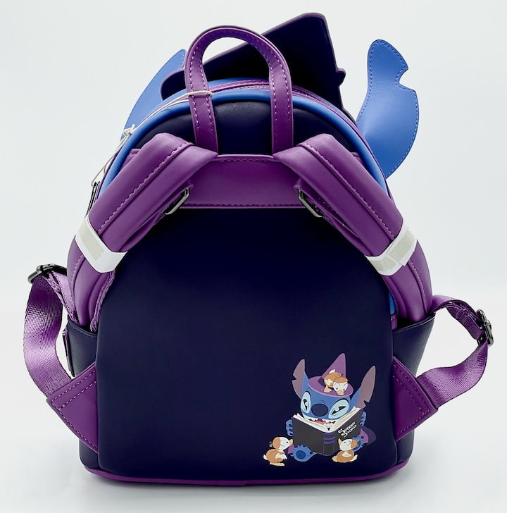Loungefly Stitch Halloween Mini Backpack Ducks Spooky Stories Glow Bag Back