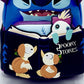 Loungefly Stitch Halloween Mini Backpack Ducks Spooky Stories Glow Bag Front Pocket