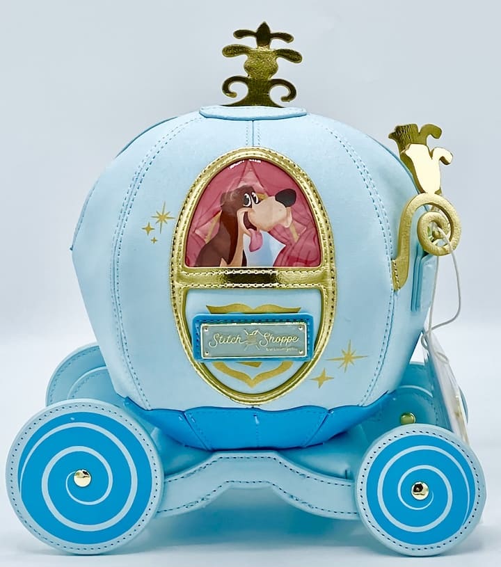 Loungefly Stitch Shoppe Cinderella Carriage Crossbody Figural Bag Bruno