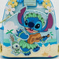 Loungefly Stitch and Scrump Beach Mini Backpack Disney Parks Bag Front Pocket