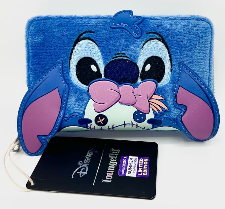 Loungefly Stitch and Scrump Buddy Wallet SDCC Disney Purse Front