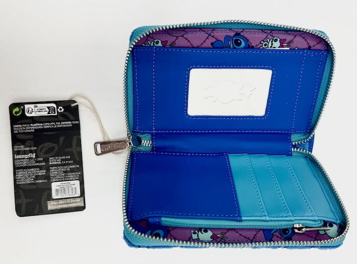 Loungefly Stitch and Scrump Buddy Wallet SDCC Disney Purse Inside
