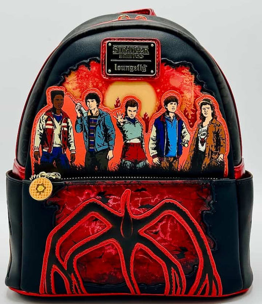 Loungefly Stranger Things Light Up Mini Backpack Season 5 Bag Front Full View